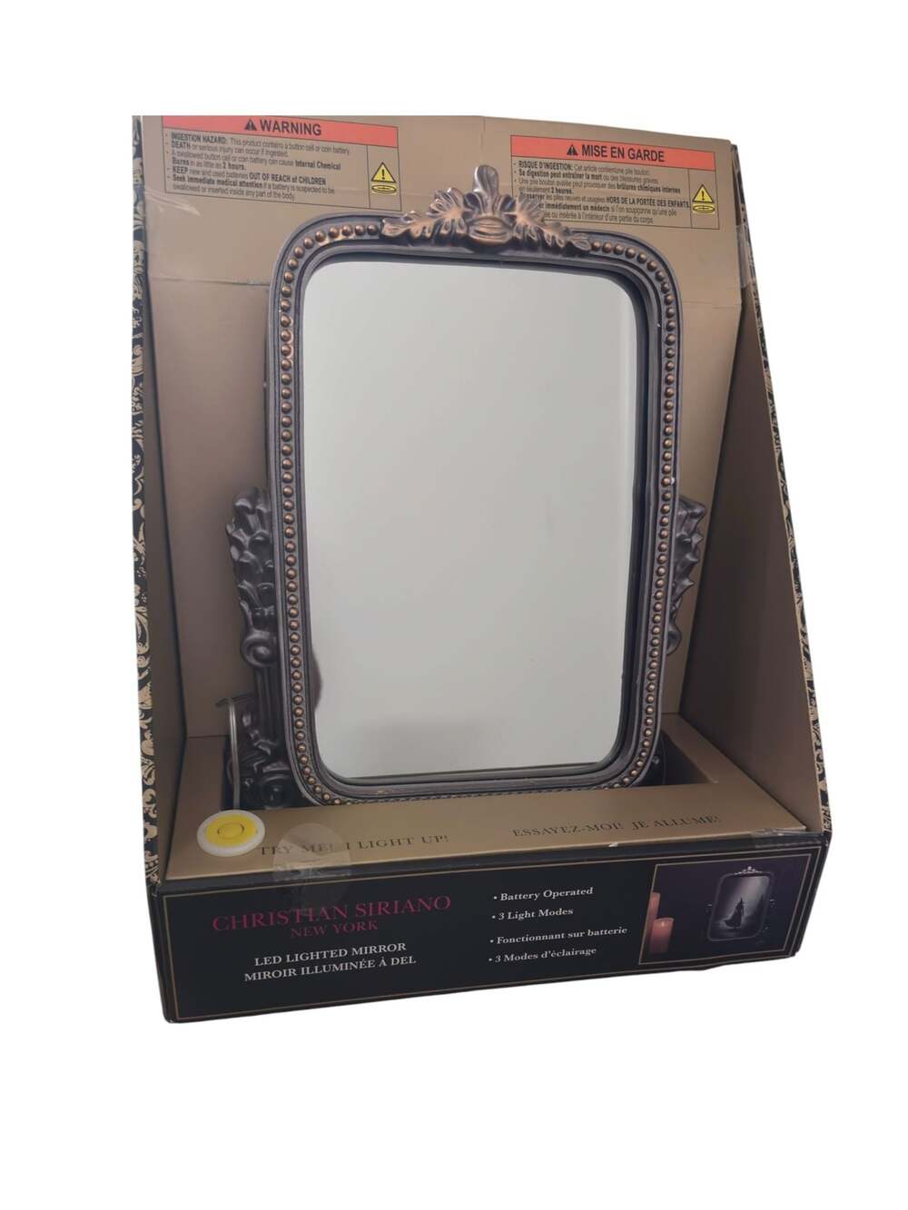Viral Christian Siriano New York LED Lighted Witch Silhouette Mirror